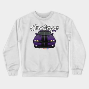 Challenger SRT8 Purple by pjesusart Crewneck Sweatshirt